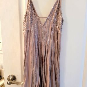 Here she is embellished slip dress free people